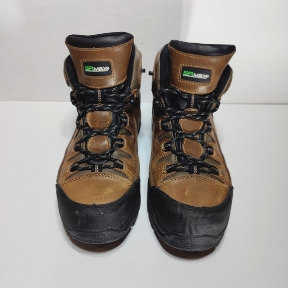 SR Max Winston Men\'s Brown Comp Toe EH Slip Resistant Work Shoe Size 10.5 main image 8